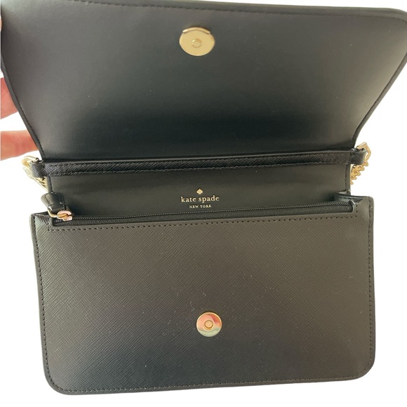 Kate Spade Madison Willow Small Flap Crossbody Black NWT - Picture 15 of 17